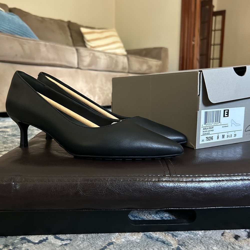 NIB Clarks Black Women's Heels
